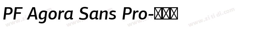 PF Agora Sans Pro字体转换